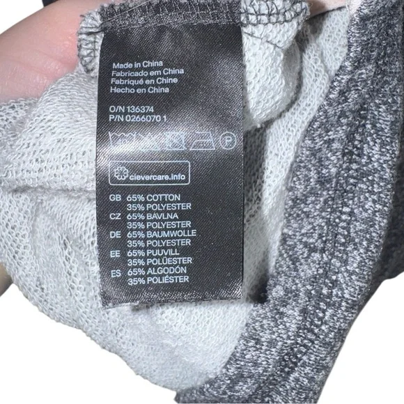 H&M+ Gray Hooded Pullover Sweater 3XL - Picture 3 of 4